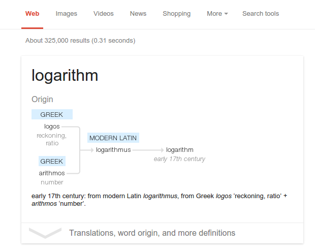 logarithm