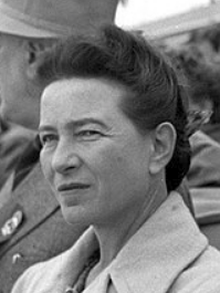 Simone de Beauvoir in Beijing, 1955